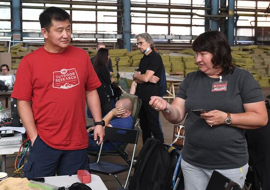 Возобновление съемок фильма "Белый снег"