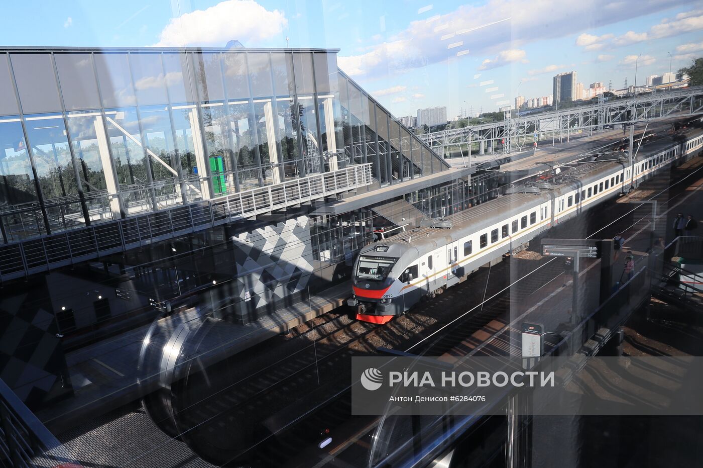 Открытие станции Новодачная МЦД-1 после реконструкции
