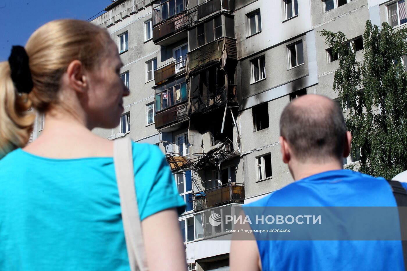 Взрыв газа в жилом доме в Нижнем Новгороде