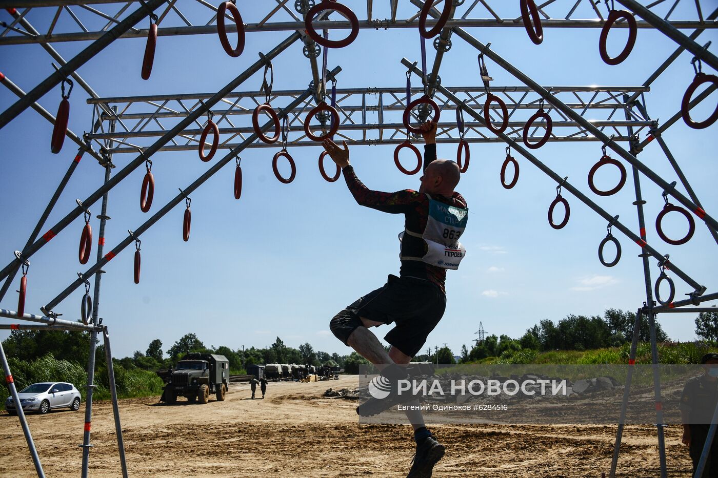 Военно-спортивная игра "Гонка героев" в Подмосковье 