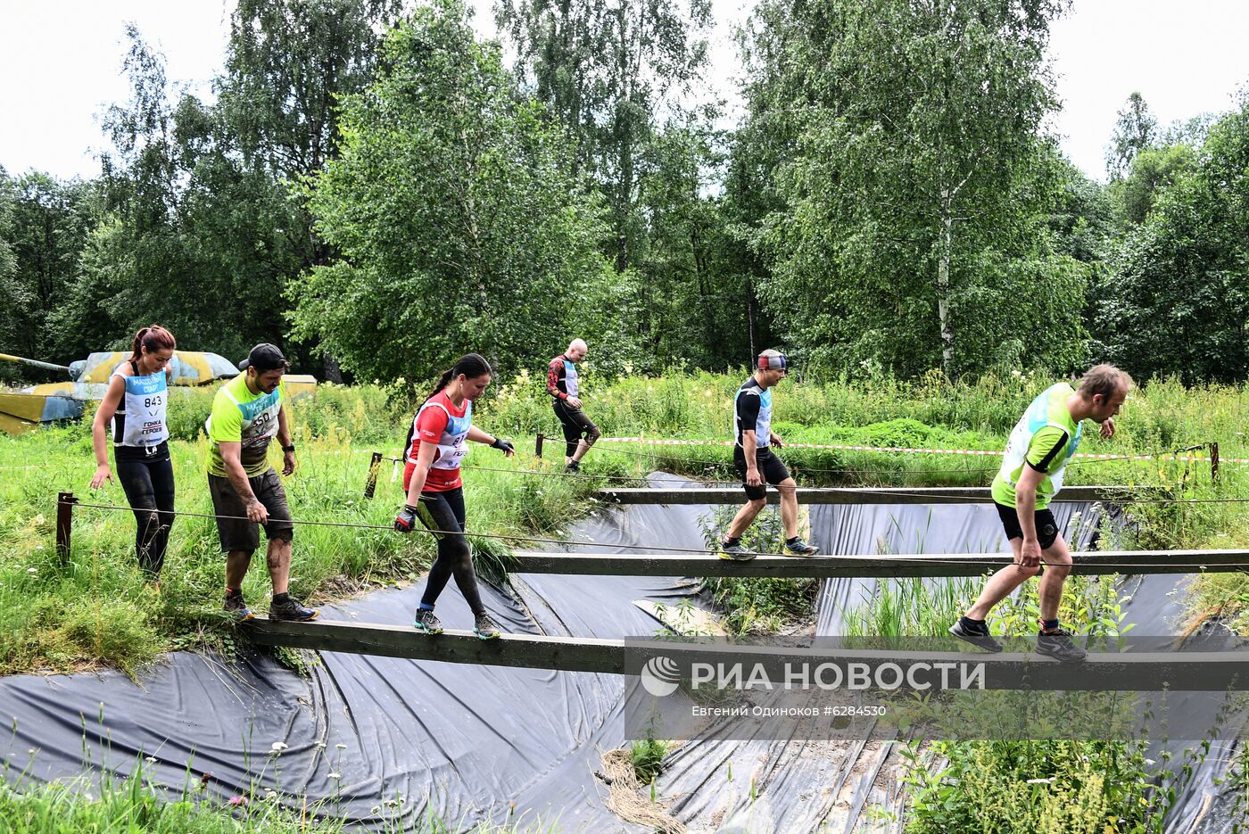 Военно-спортивная игра "Гонка героев" в Подмосковье 