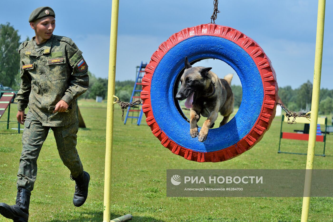 Всеармейский этап международного конкурса кинологов "Верный друг-2020"