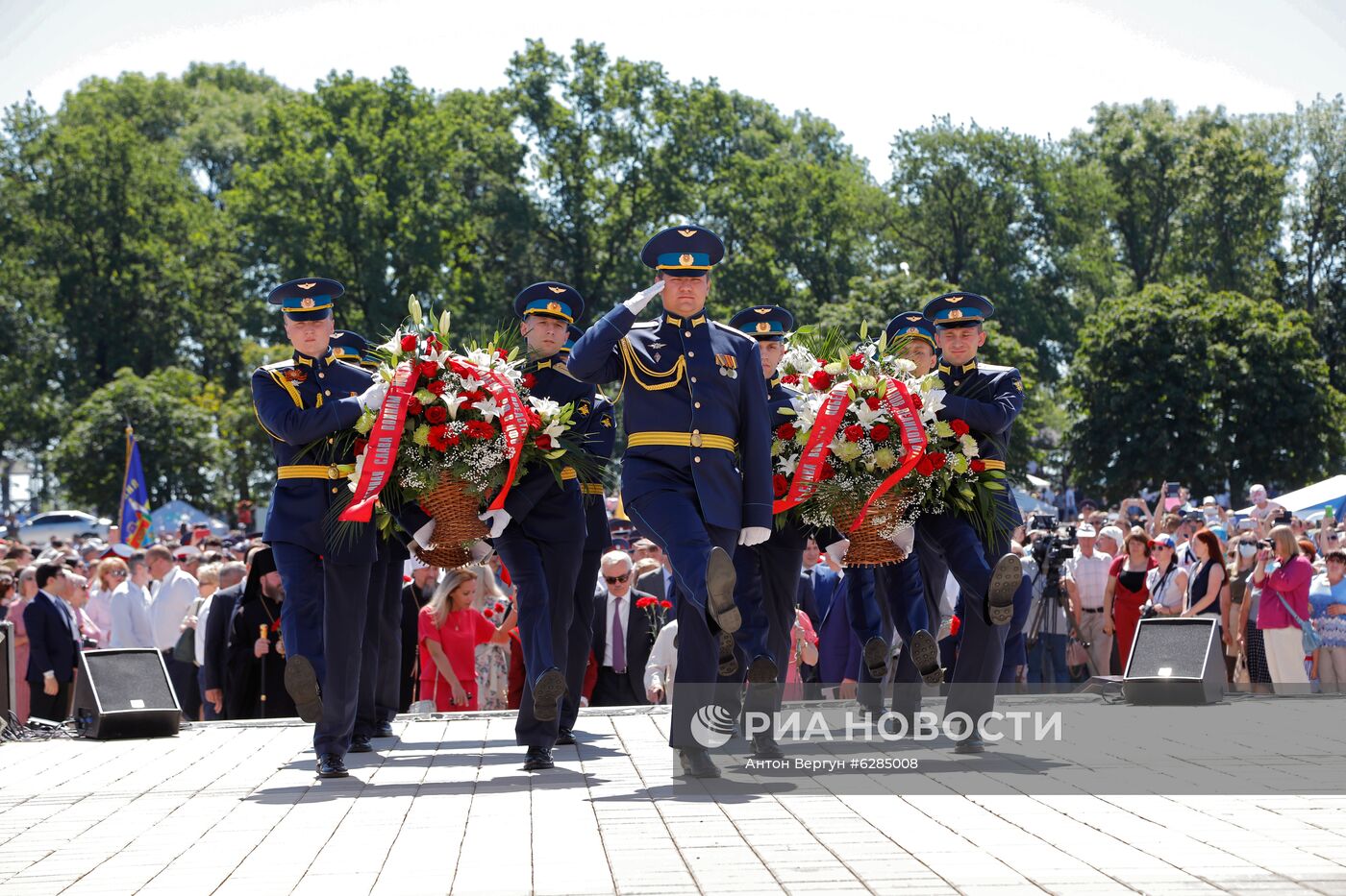 Празднование 77-летия Курской битвы в Белгородской области