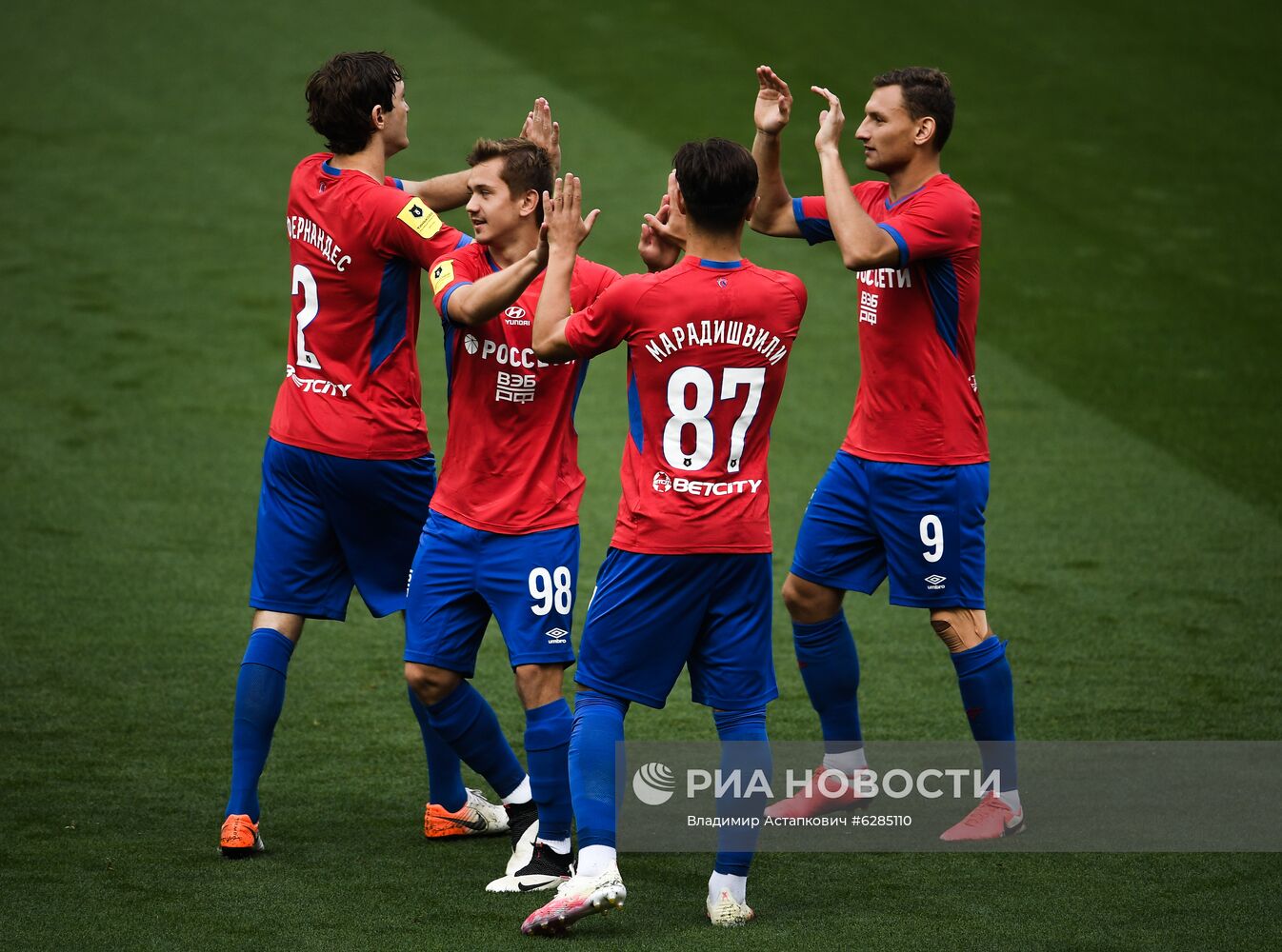 Футбол. РПЛ. Матч ЦСКА - "Рубин"