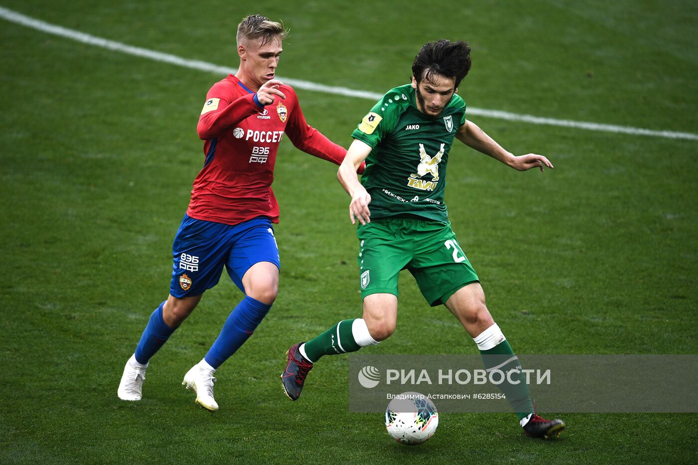 Футбол. РПЛ. Матч ЦСКА - "Рубин"