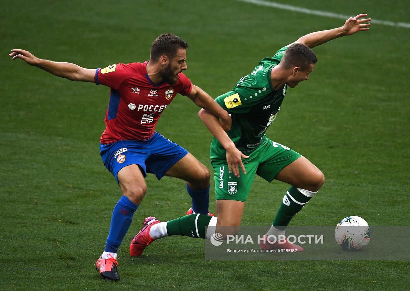 Футбол. РПЛ. Матч ЦСКА - "Рубин"