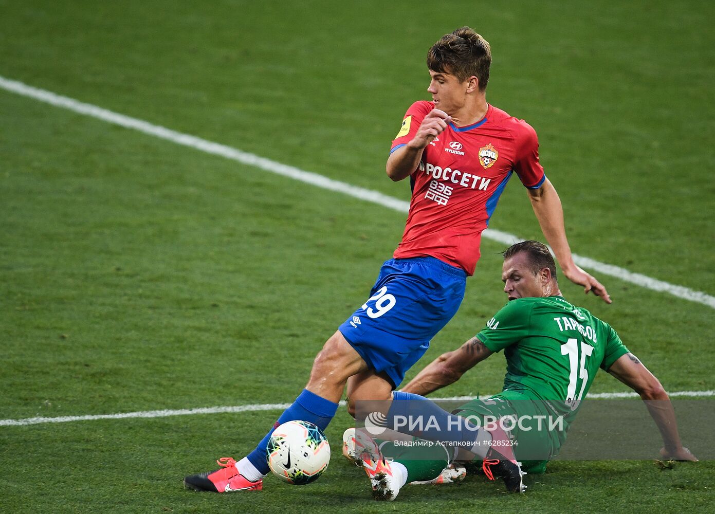 Футбол. РПЛ. Матч ЦСКА - "Рубин"