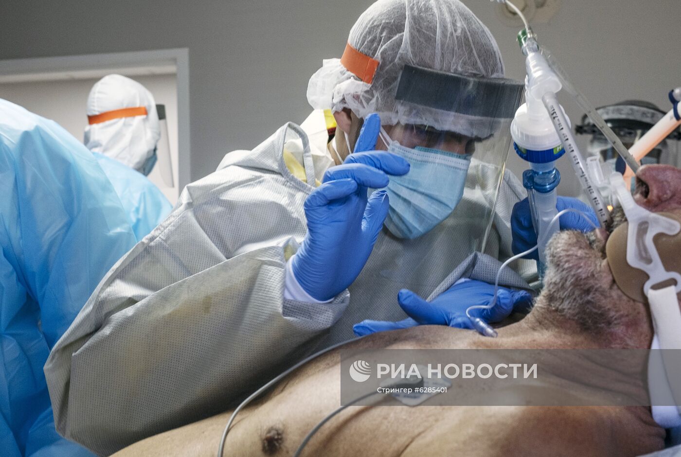 Госпиталь для больных коронавирусом в Техасе