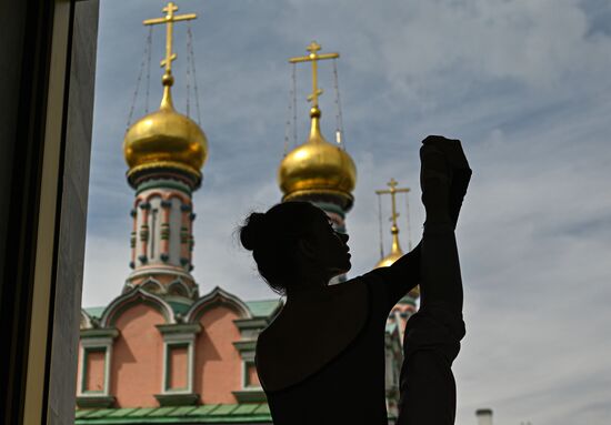 Репетиция в театре "Кремлевский балет"