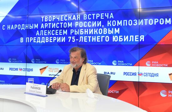 Творческая встреча с народным артистом России, композитором А. Рыбниковым в преддверии 75-летнего юбилея