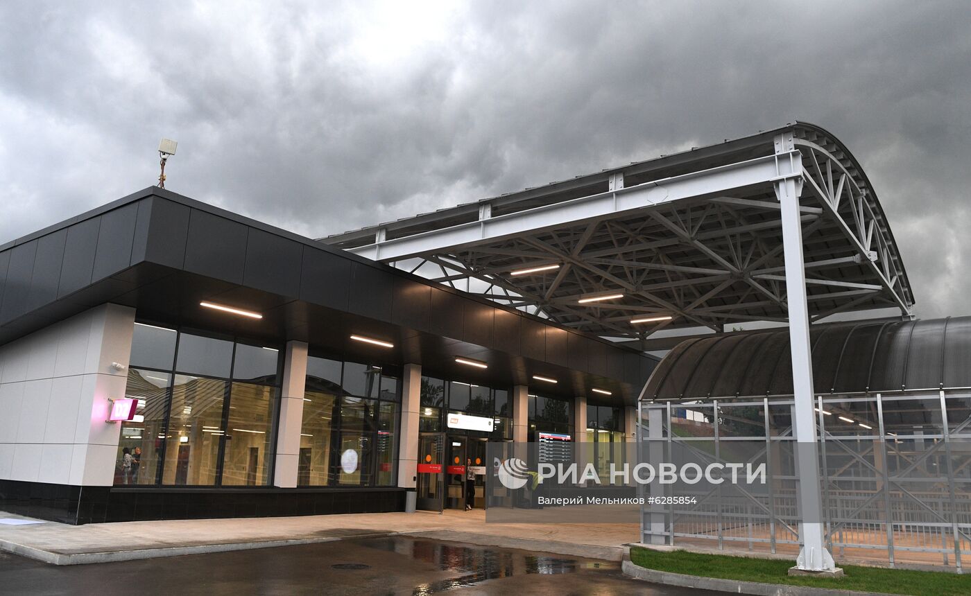 Открытие станции Курьяново МЦД-2