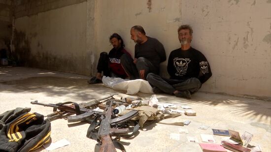 Задержание боевиков вблизи г. Тадмор в Сирии 