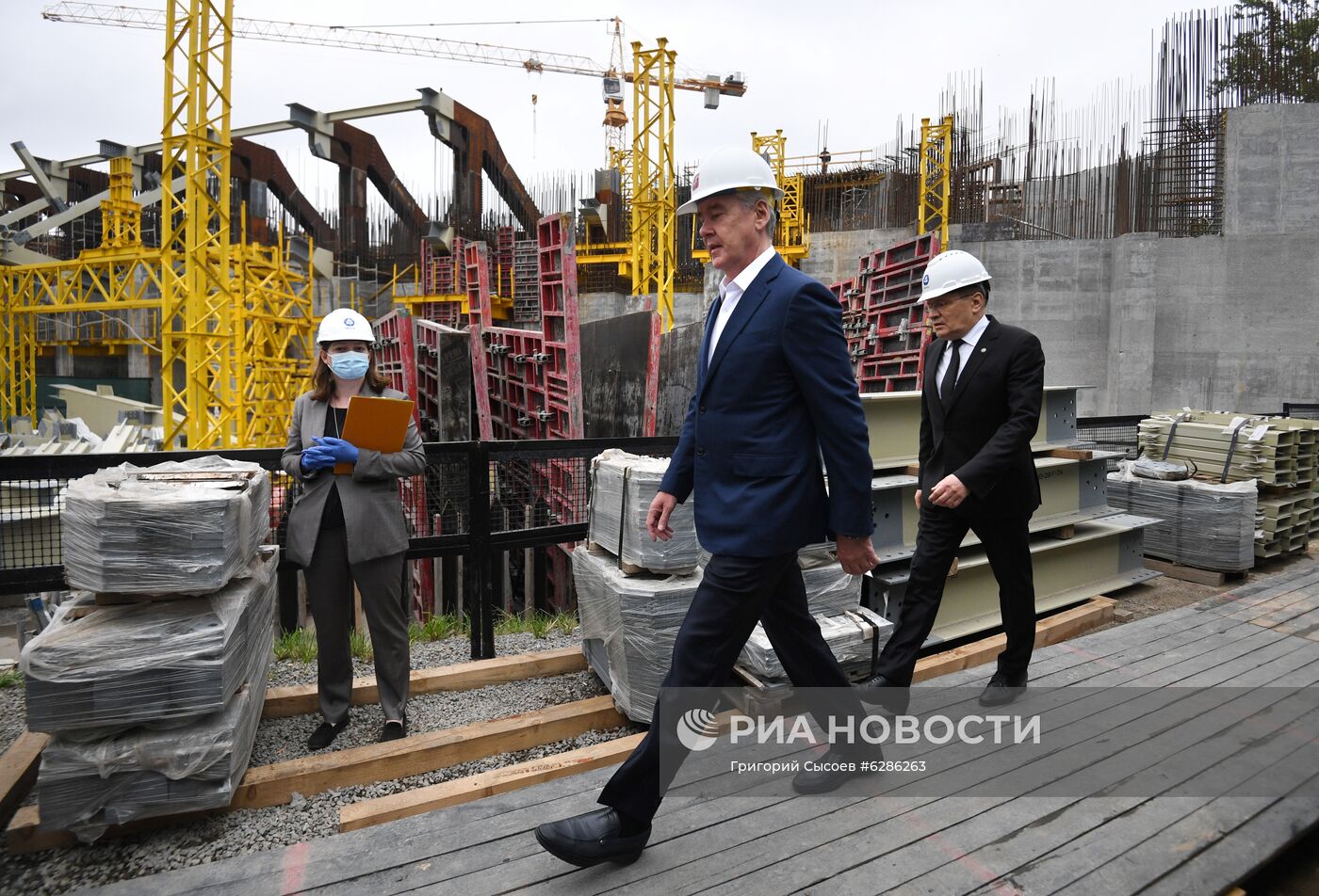 Мэр Москвы С. Собянин посетил ВДНХ