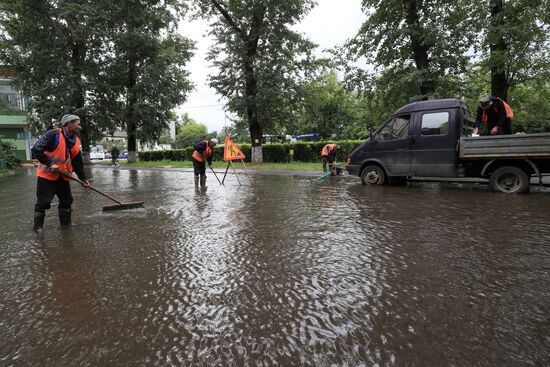 Подтопления в Красногорске