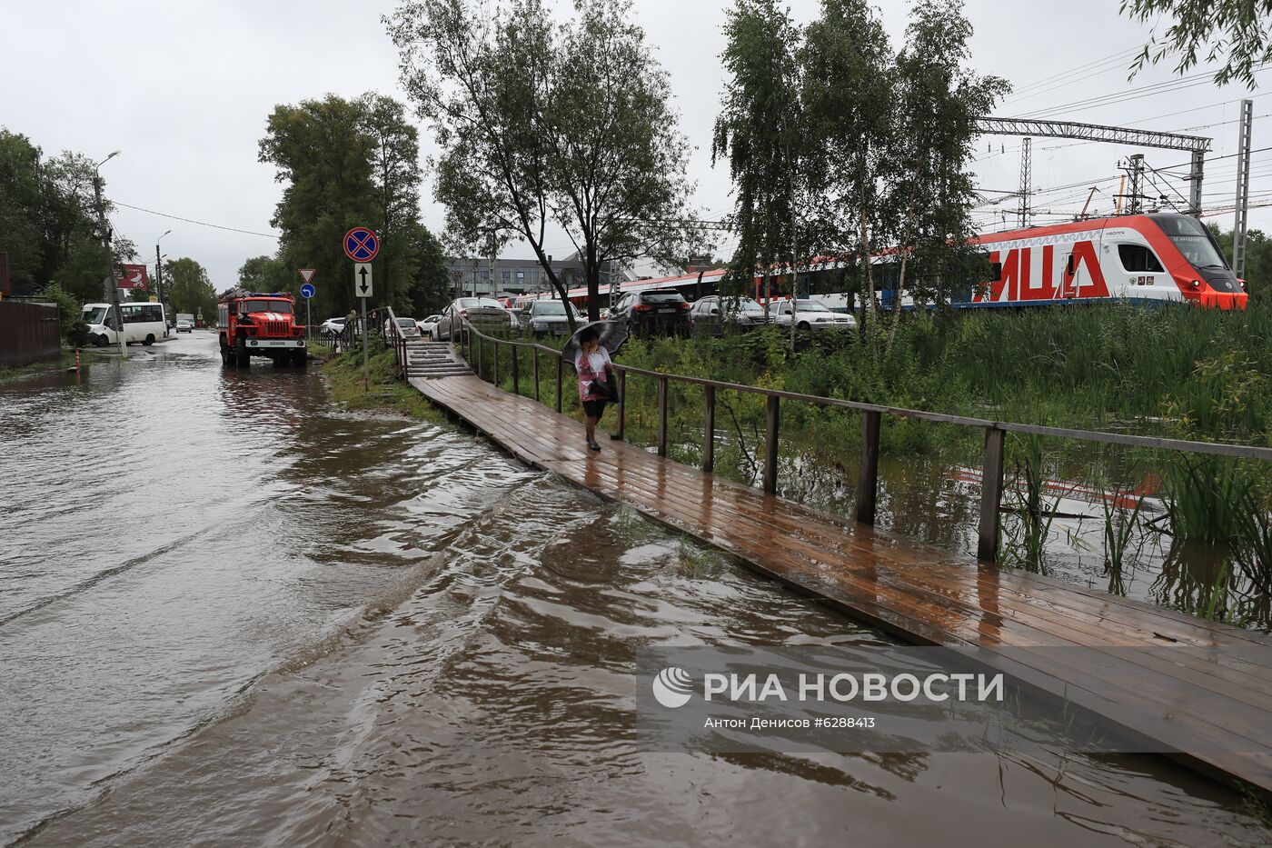 Подтопления в Красногорске