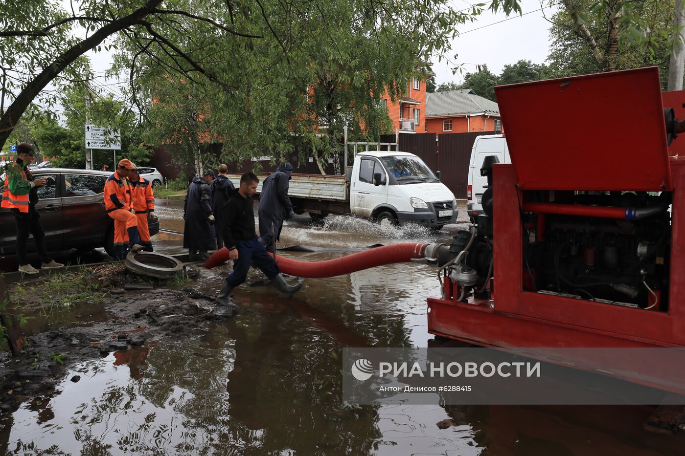 Подтопления в Красногорске