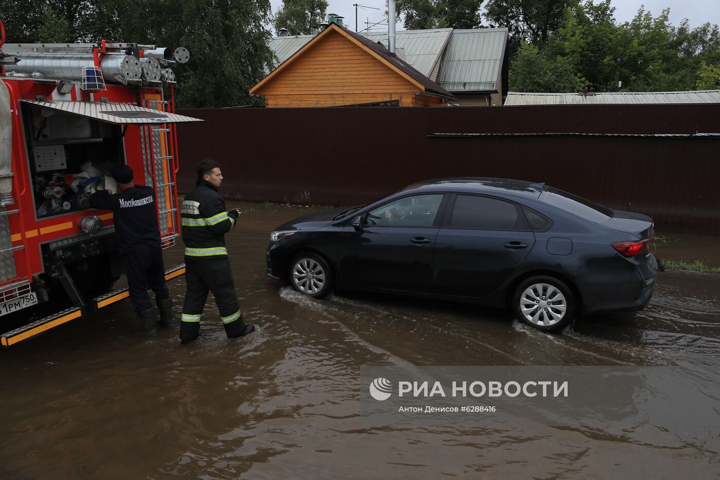 Подтопления в Красногорске