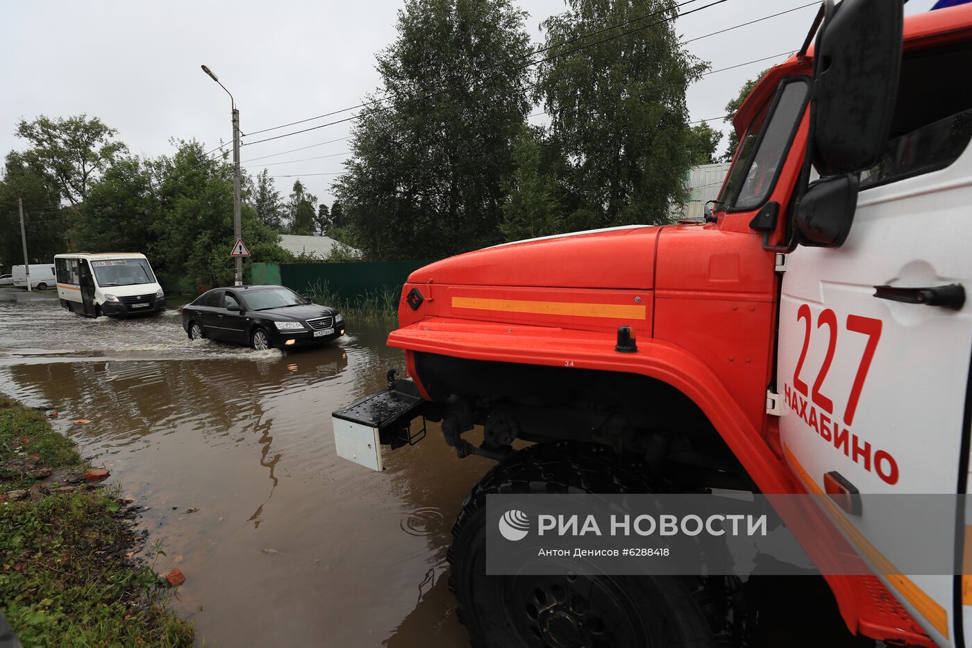 Подтопления в Красногорске