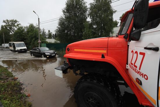 Подтопления в Красногорске