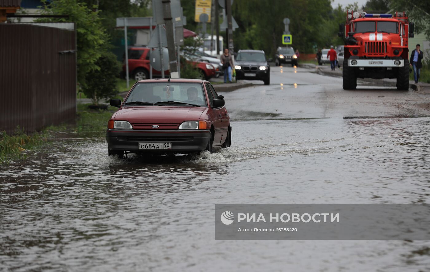 Подтопления в Красногорске