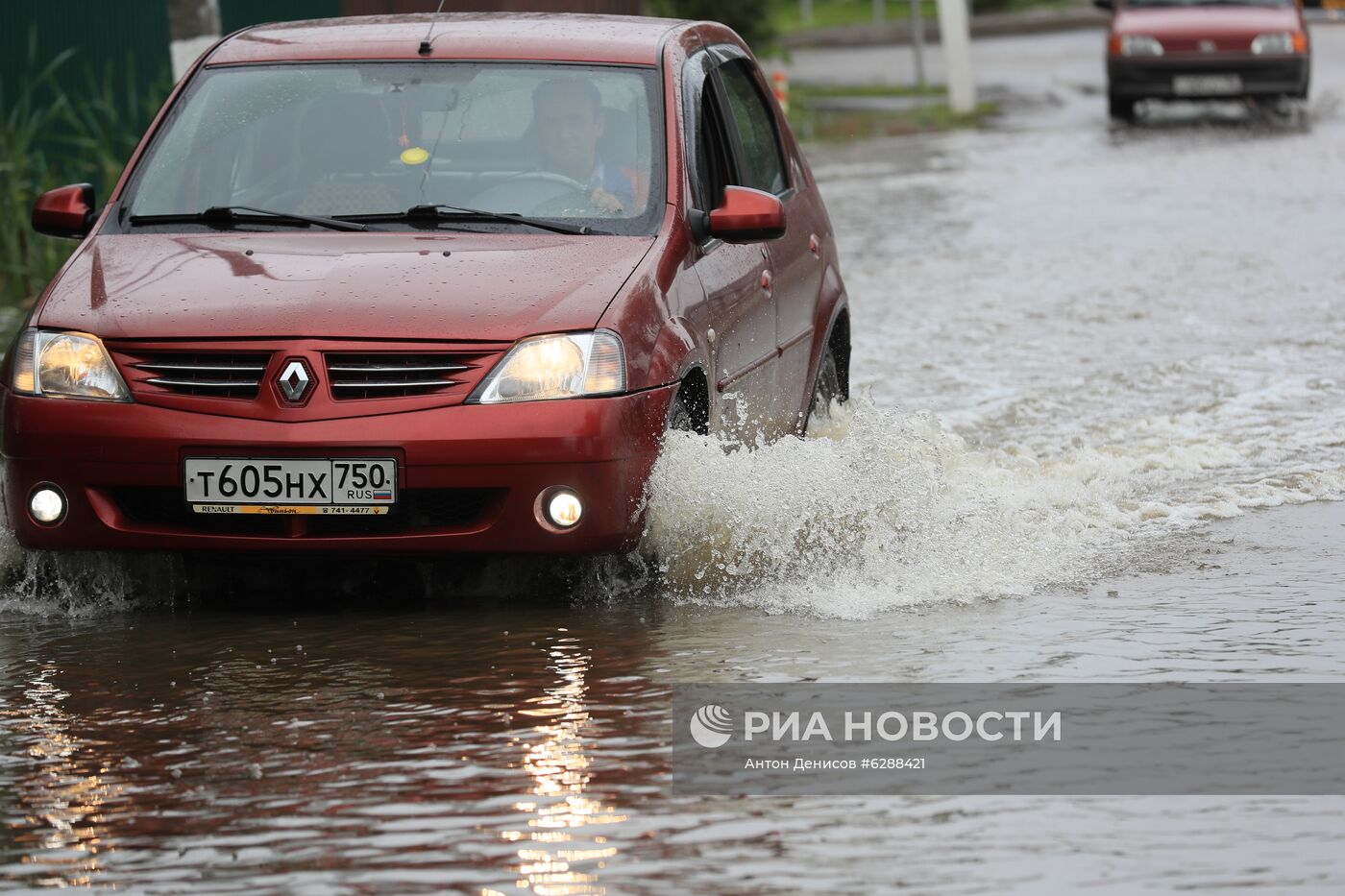 Подтопления в Красногорске