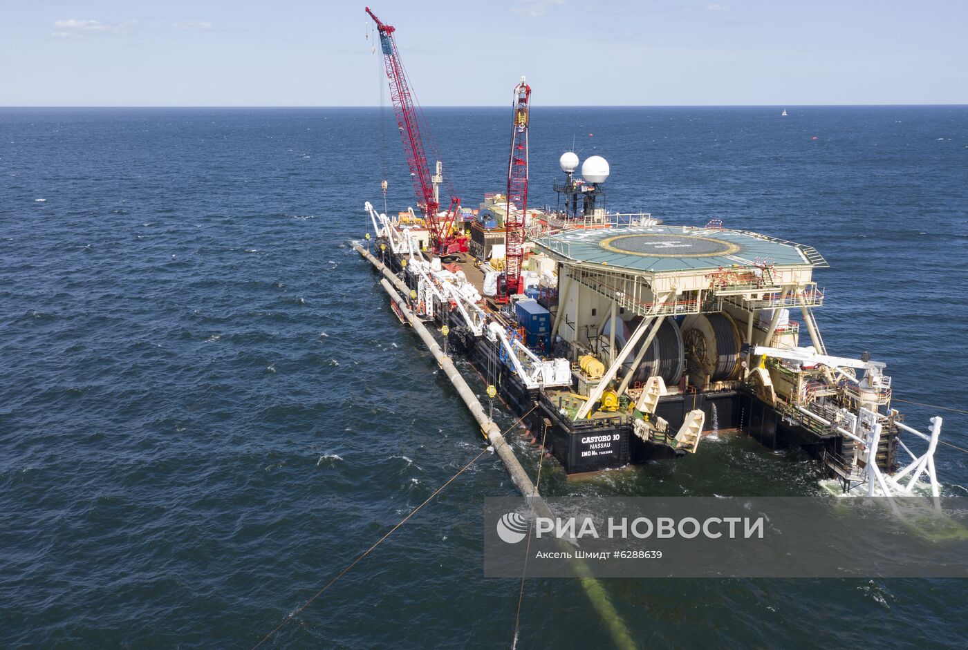 Строительство морской части газопровода "Северный поток-2