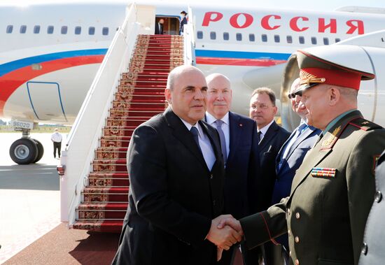 Рабочий визит премьер-министра РФ М. Мишустина в Белоруссию