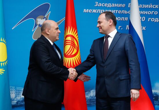 Рабочий визит премьер-министра РФ М. Мишустина в Белоруссию