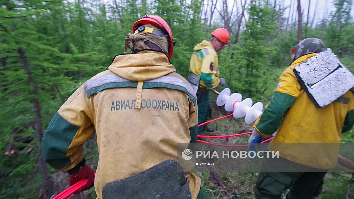 Лесные пожары в регионах России