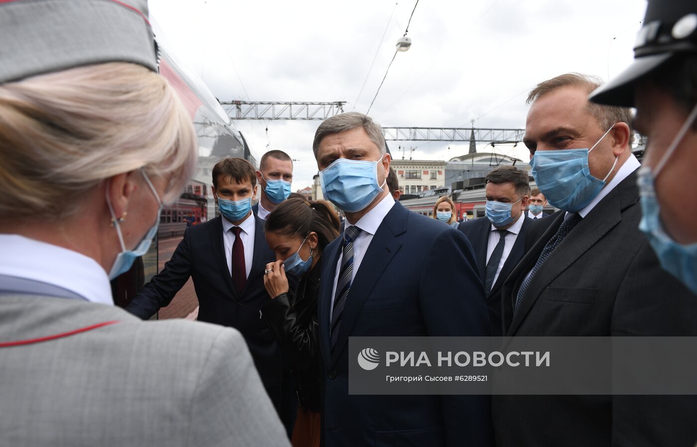 Первый рейс скоростного поезда "Ласточка" из Москвы в Кострому