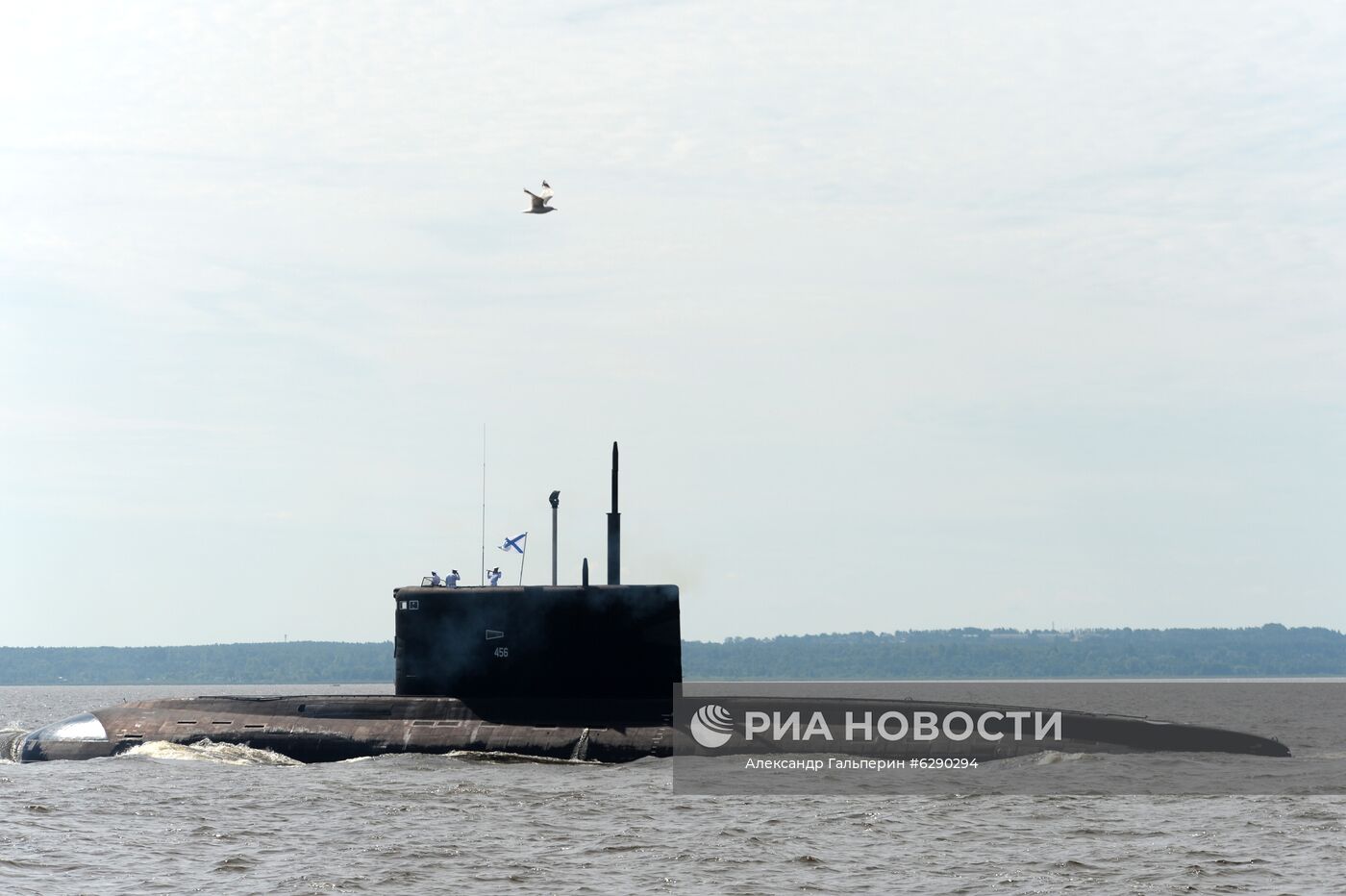 Репетиция парада в честь Дня военно-морского флота