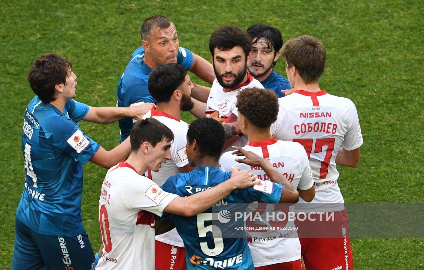 Футбол. Кубок России. Матч "Зенит" — "Спартак"