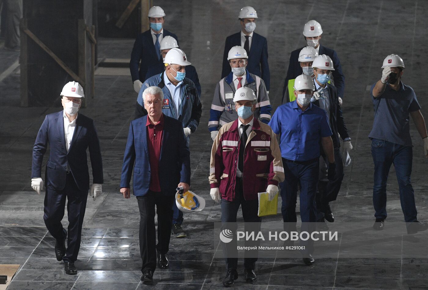 Строительство станции метро "Электрозаводская" 