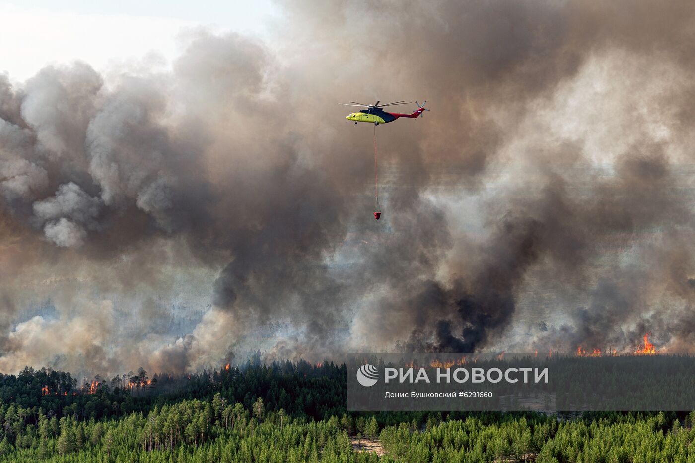 Лесные пожары в Ханты-Мансийском автономном округе