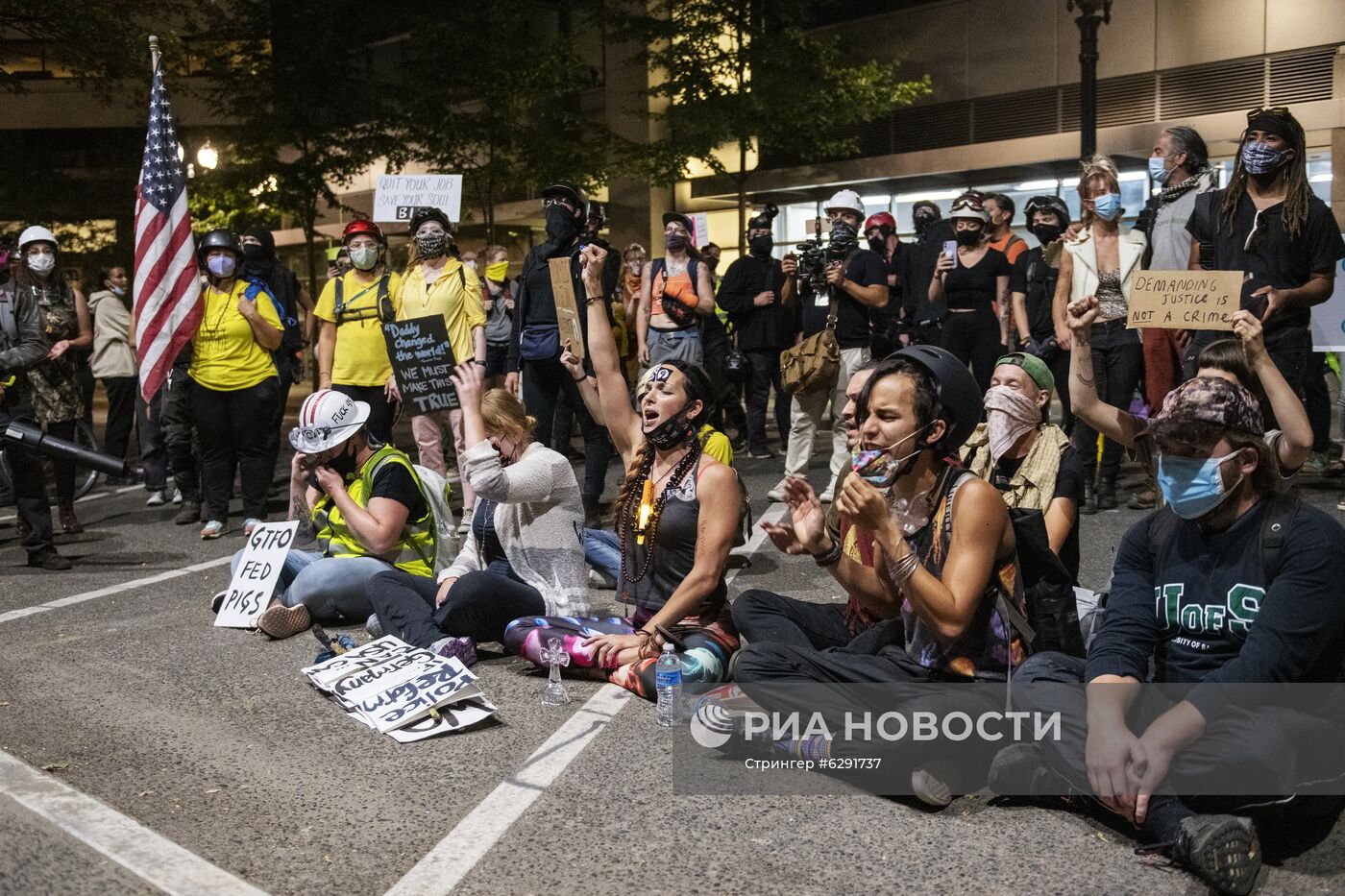 Протесты в Портленде