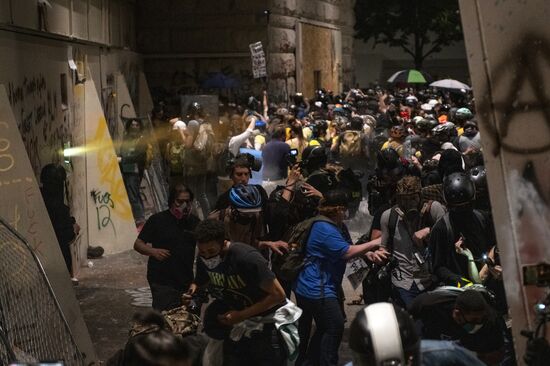 Протесты в Портленде