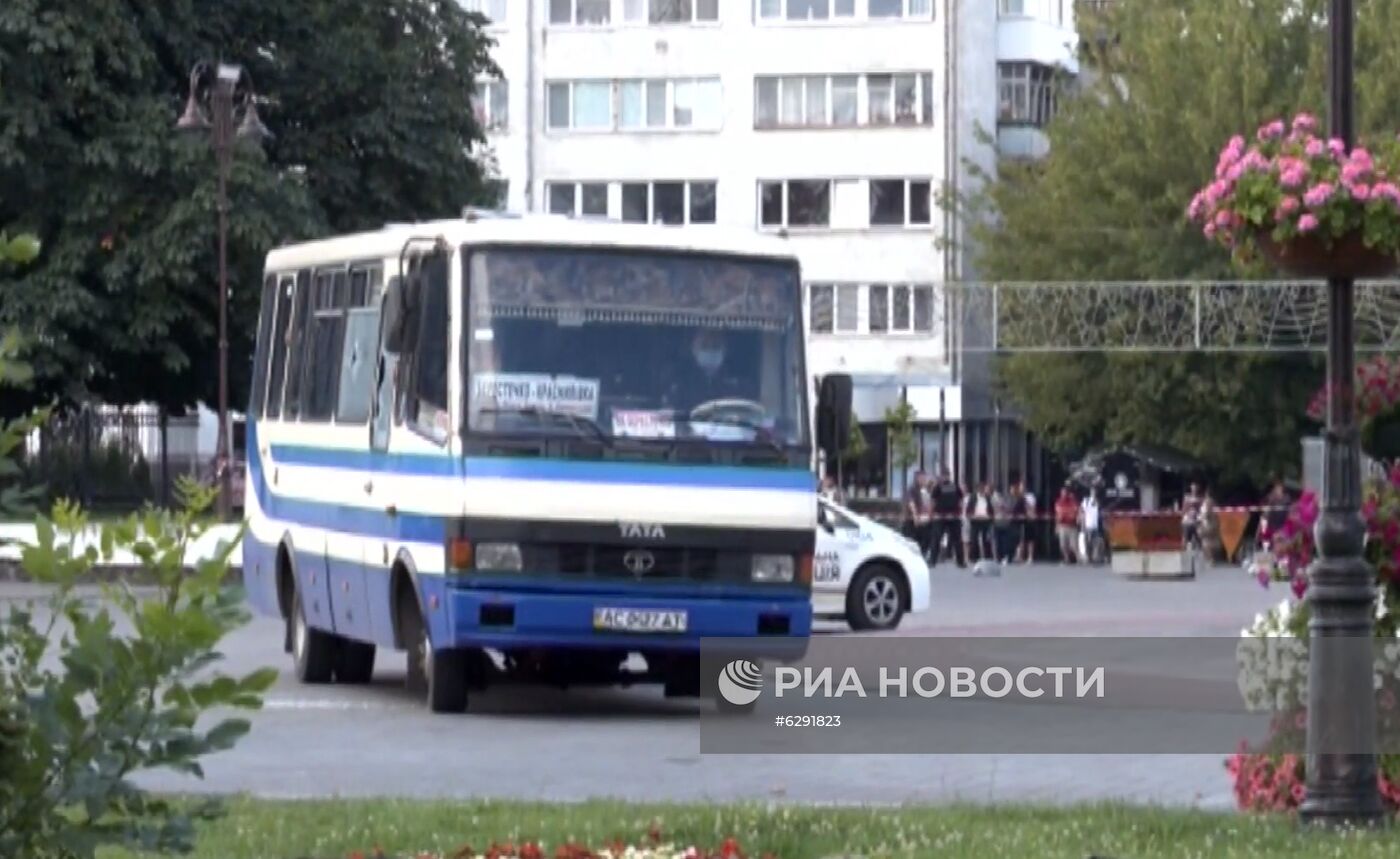 Захват заложников в Луцке