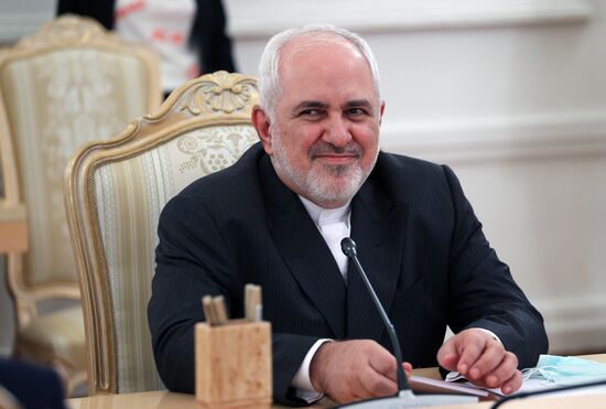 Встреча глав МИД РФ и Ирана С. Лаврова и М. Зарифа