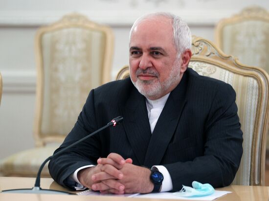 Встреча глав МИД РФ и Ирана С. Лаврова и М. Зарифа