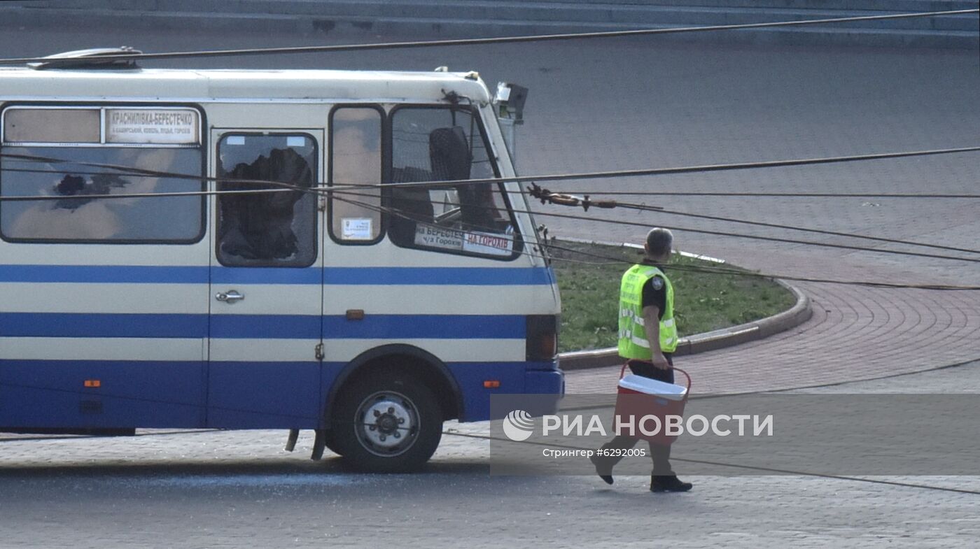 Захват заложников в Луцке