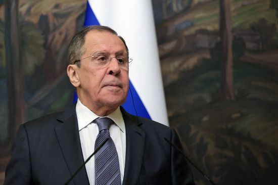 Встреча глав МИД РФ и Ирана С. Лаврова и М. Зарифа