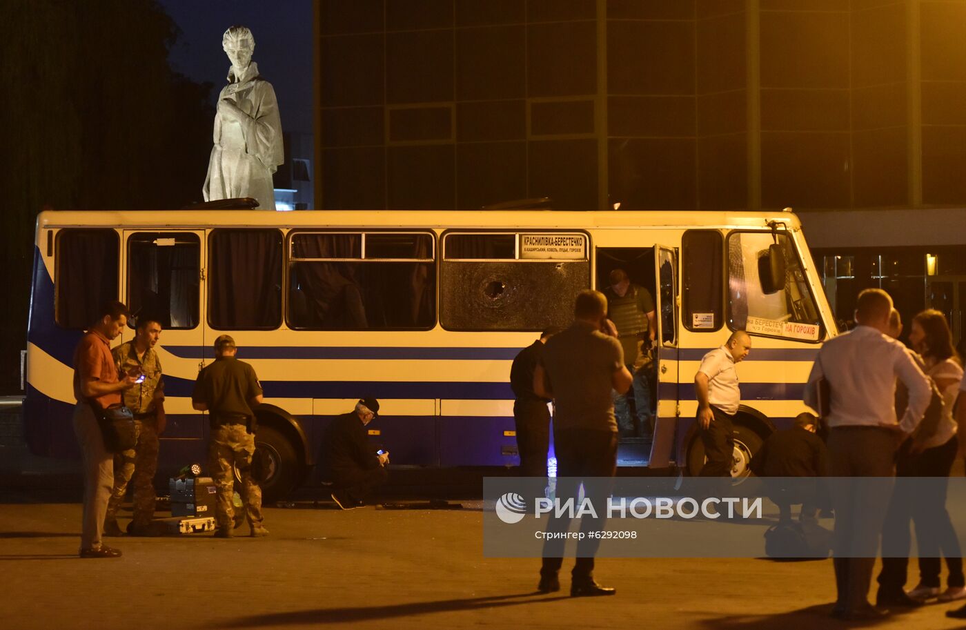 Захват заложников в Луцке