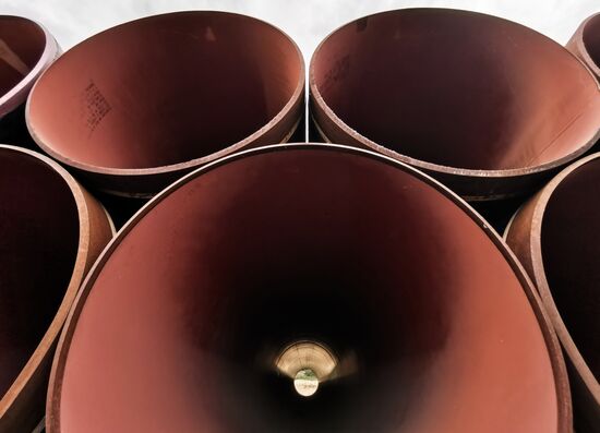 Строительство газопровода "Северный поток-2" в Германии