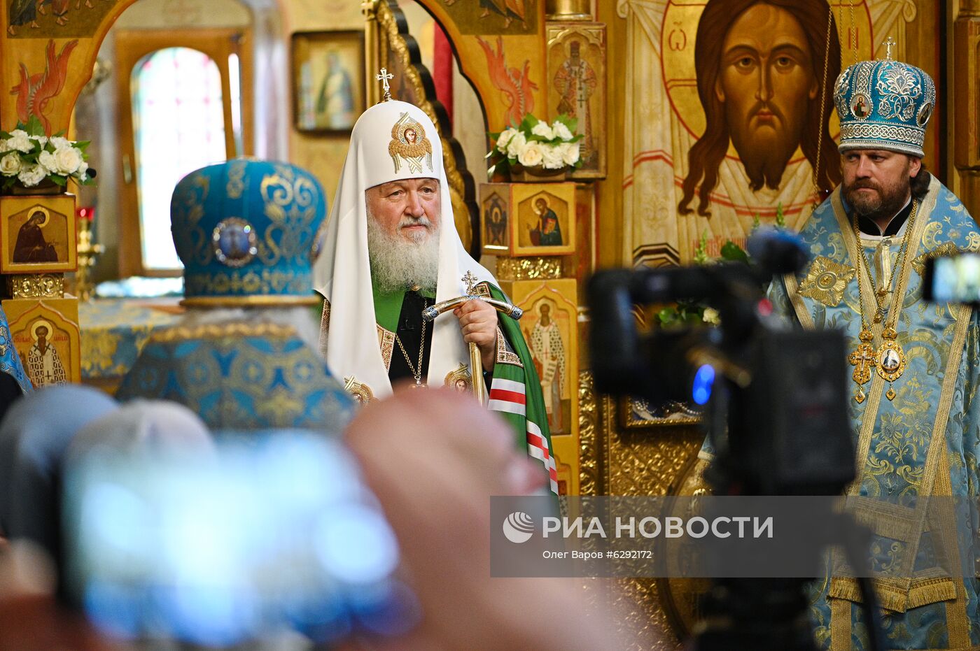 Патриаршее служение в Казанском соборе на Красной площади