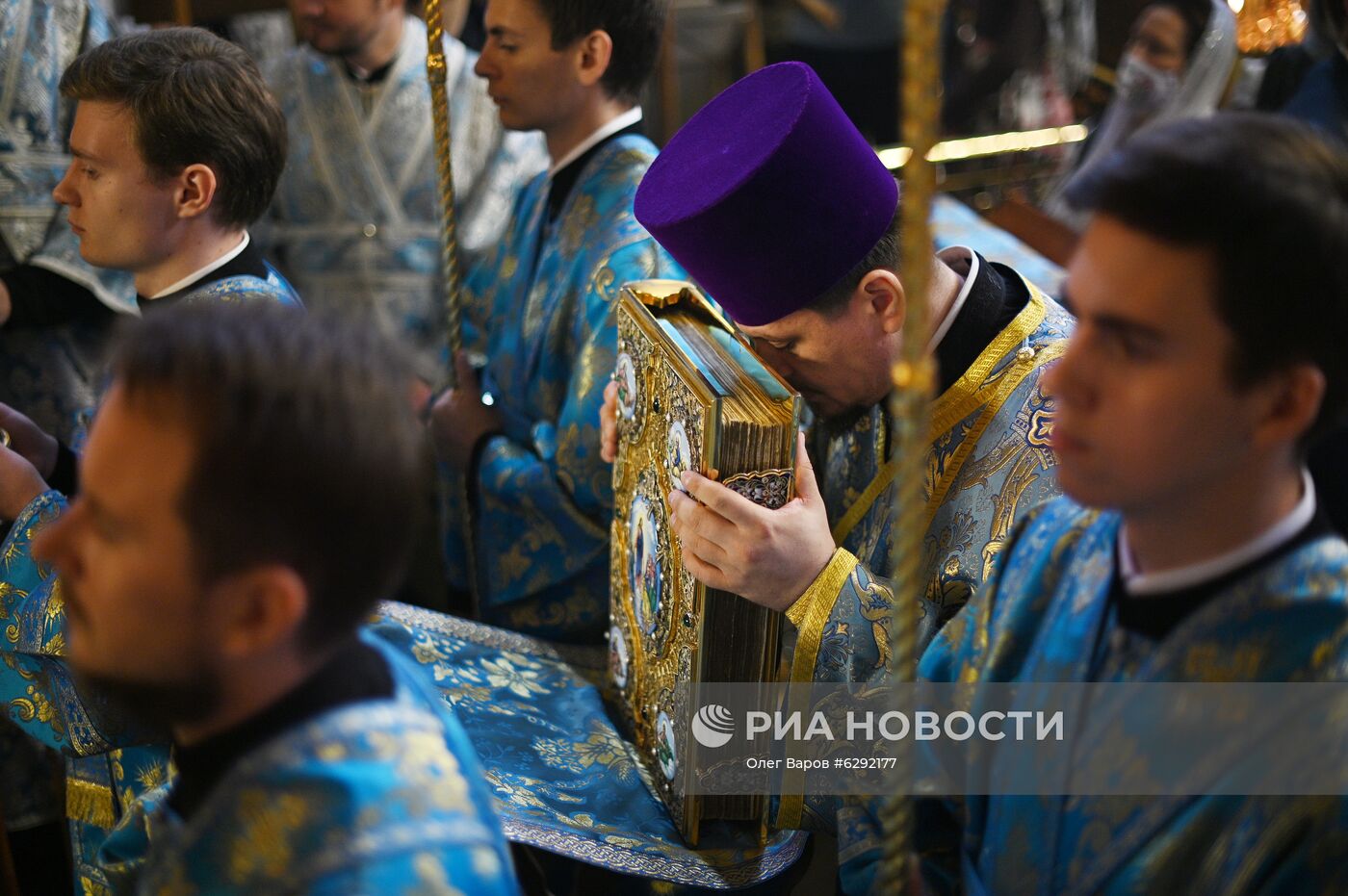 Патриаршее служение в Казанском соборе на Красной площади