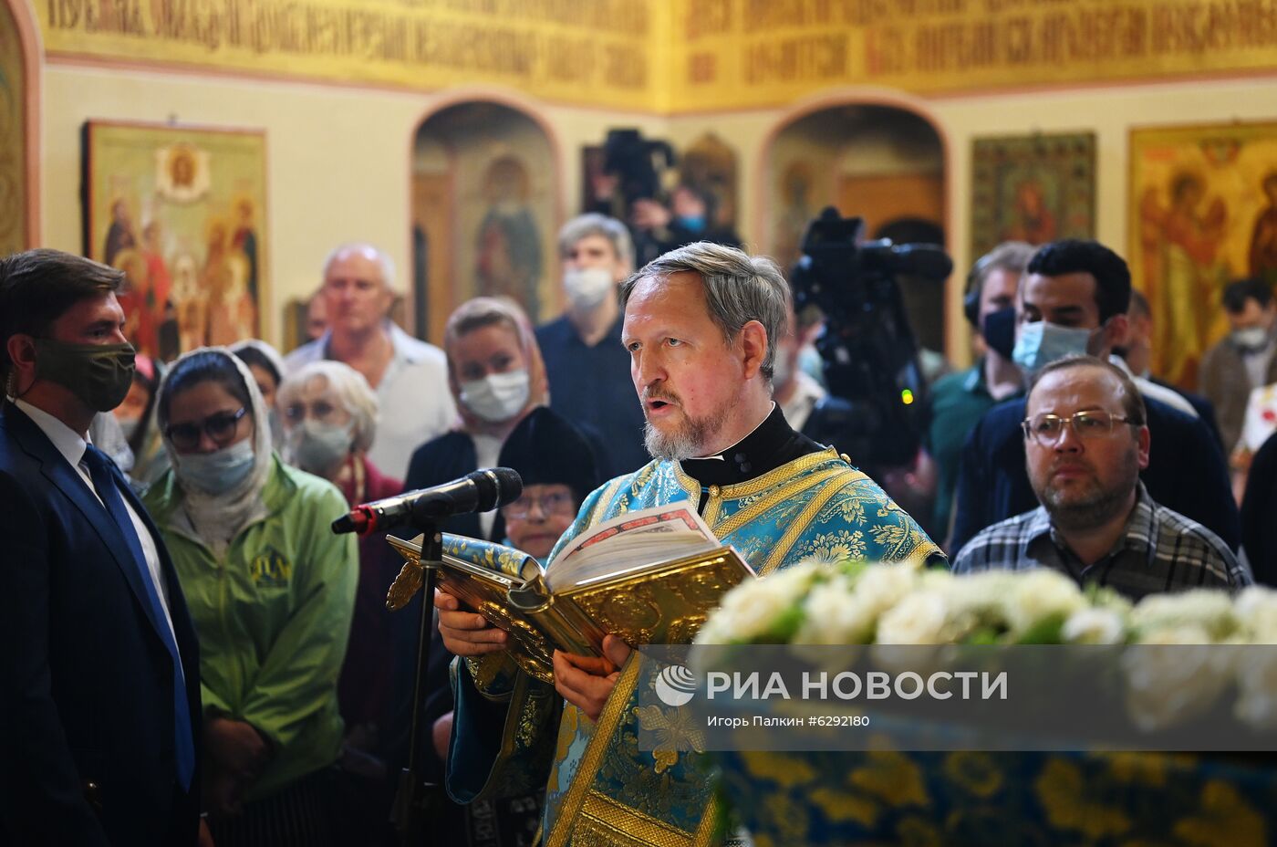 Патриаршее служение в Казанском соборе на Красной площади