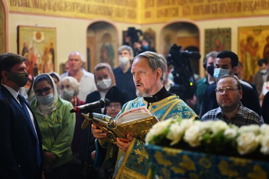 Патриаршее служение в Казанском соборе на Красной площади