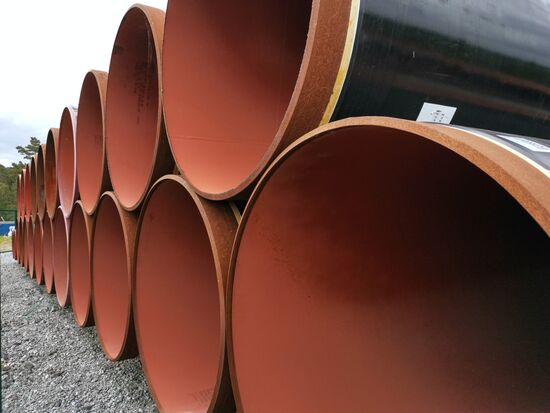 Строительство газопровода "Северный поток-2" в Германии