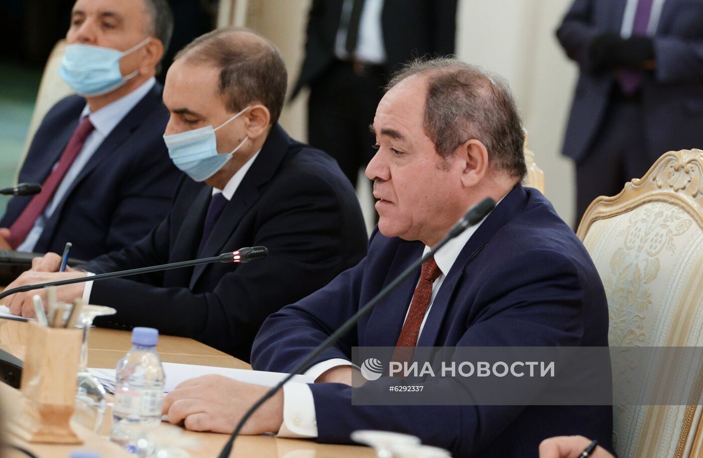 Встреча глав МИД РФ и Алжира С. Лаврова и С. Букадума