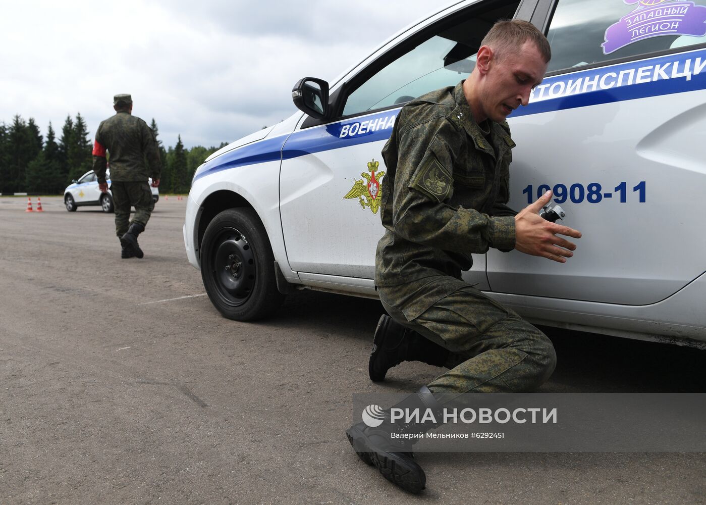 Всеармейский этап конкурса "Дорожный патруль"